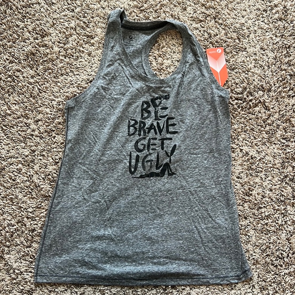 Oiselle Be Brave Get Ugly tank